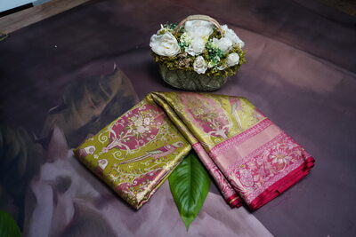 Kanchi Padiya Silk Saree – Premium Bridal Collection | 60% Off Designer Saree