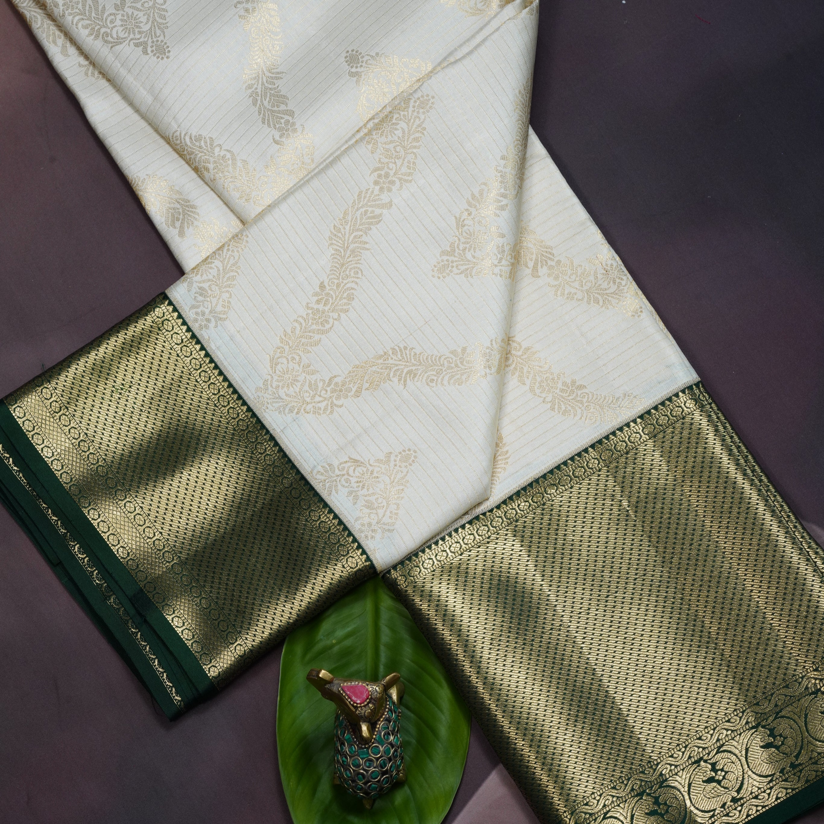 Khanjivaram pure silk saree Handloom