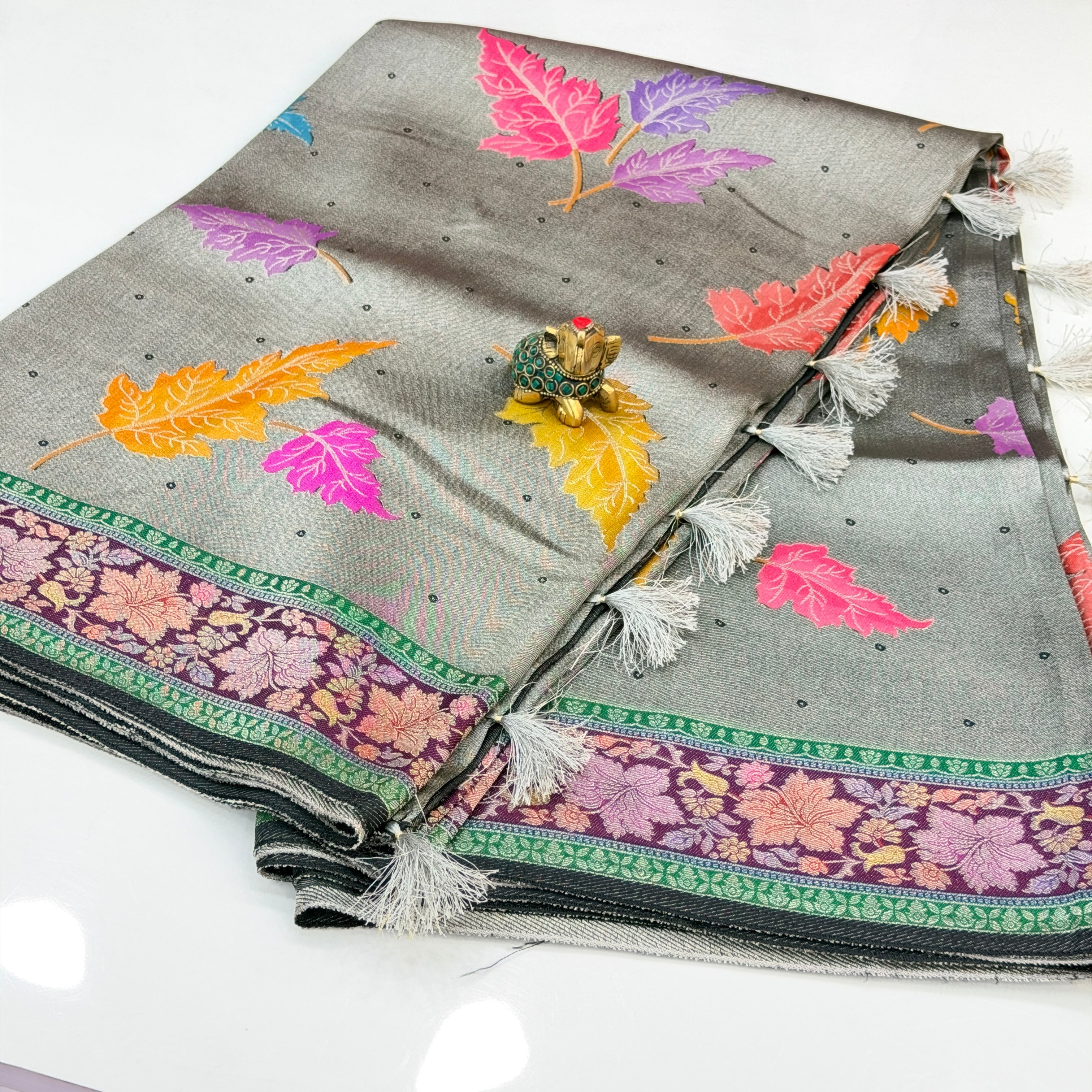 Butter crape fancy sari