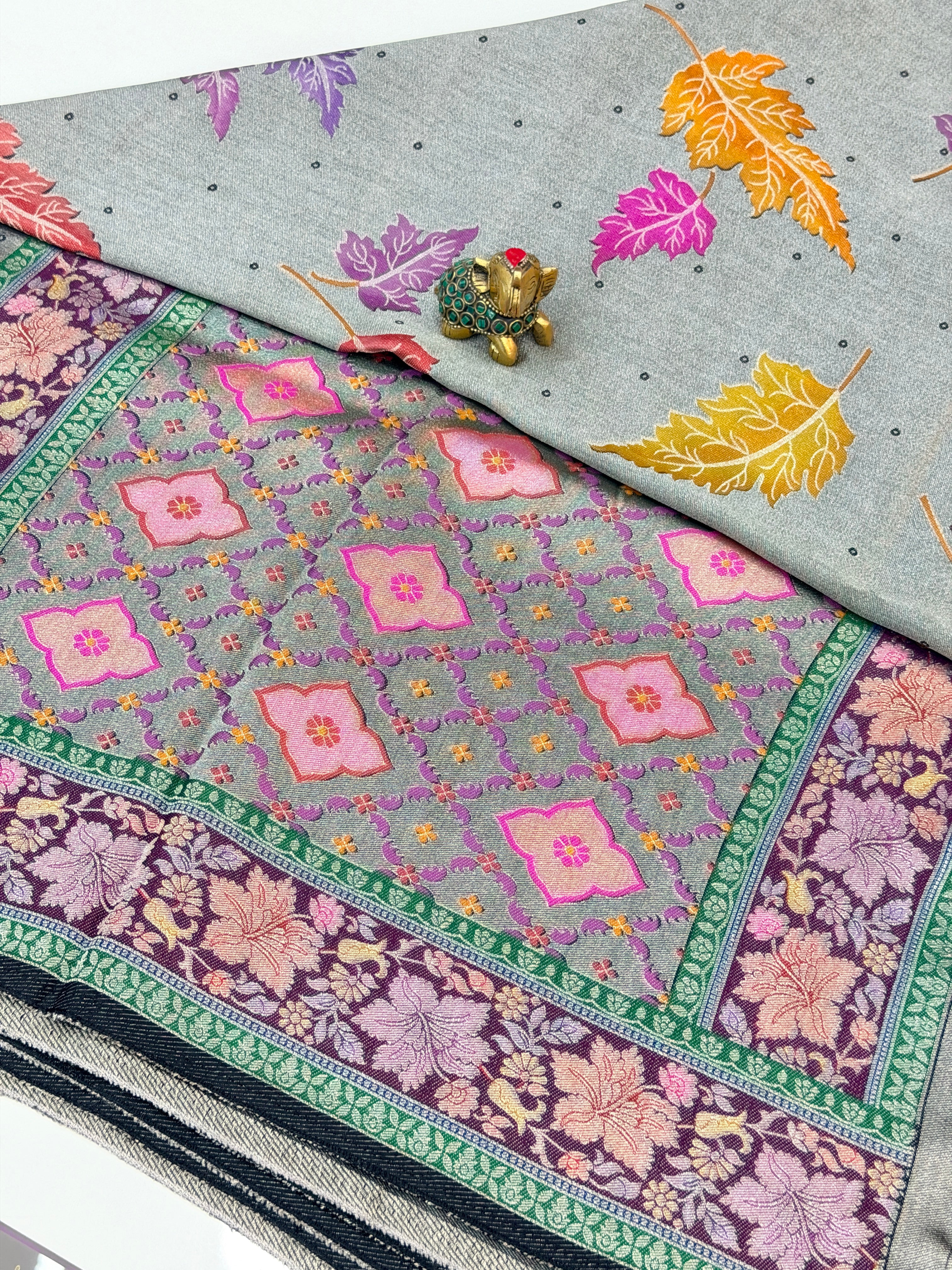 Butter crape fancy sari