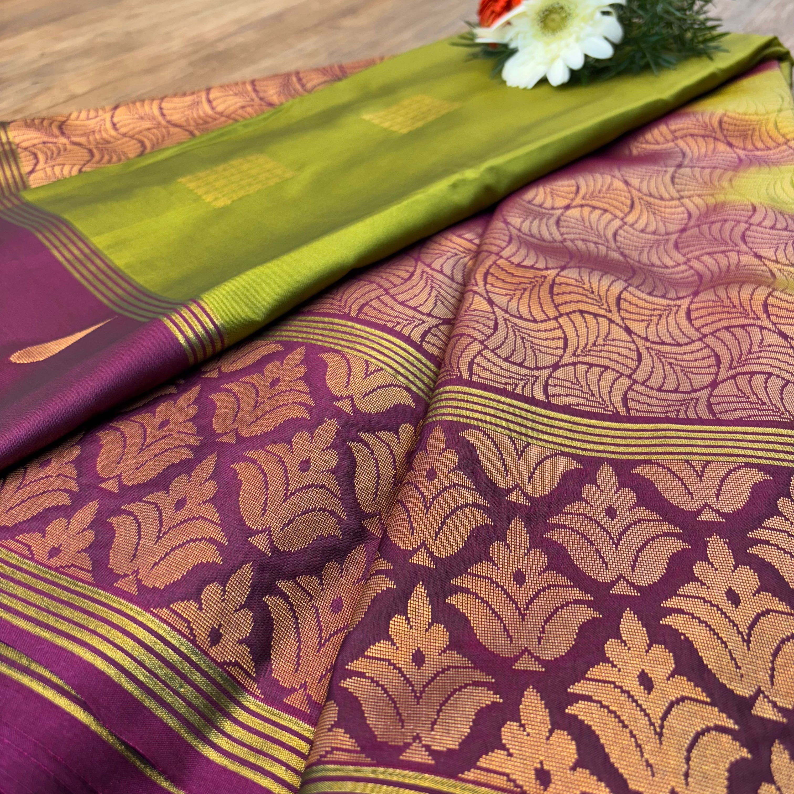 Kolam Pattu Saree – Elegant Traditional Silk