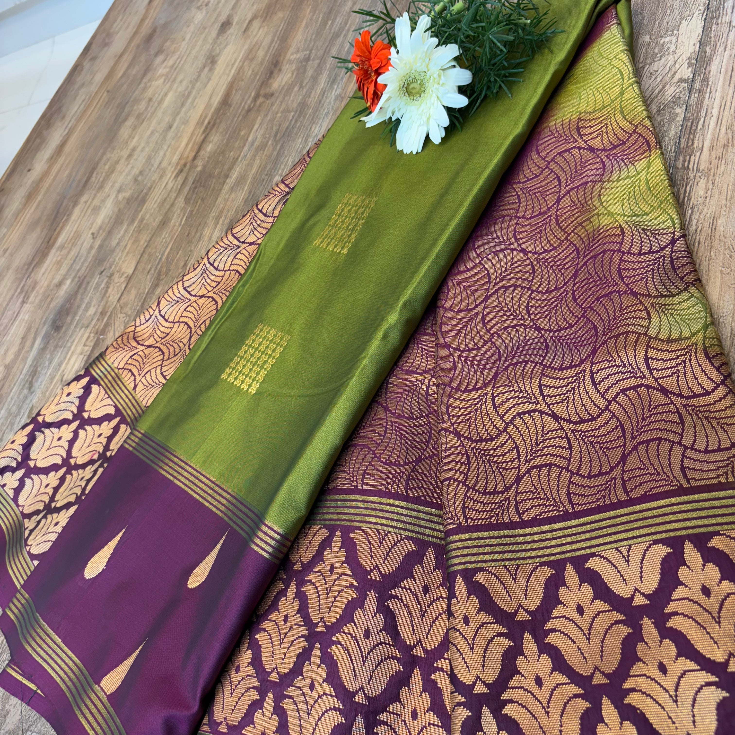 Kolam Pattu Saree – Elegant Traditional Silk