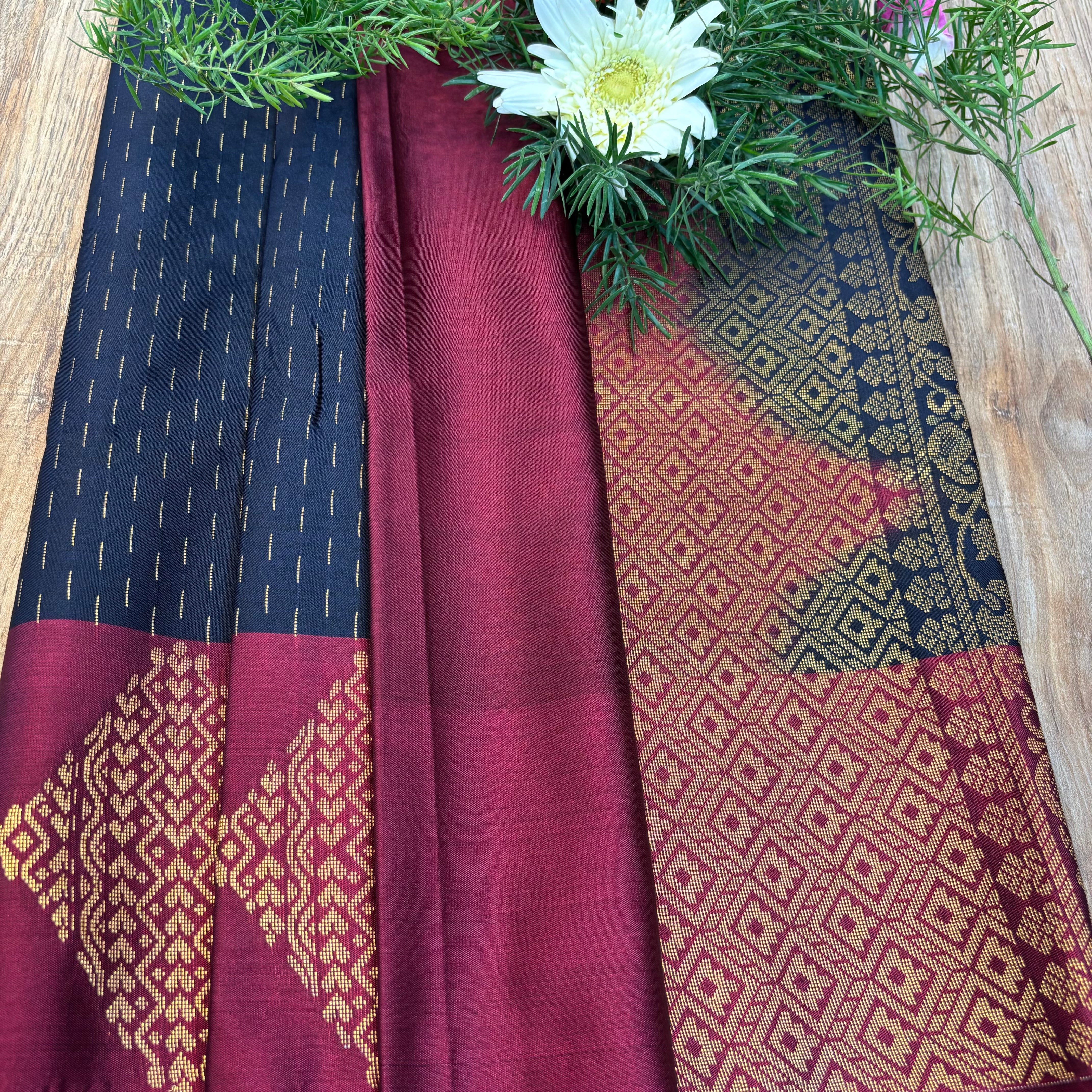 Kollam silk saree
