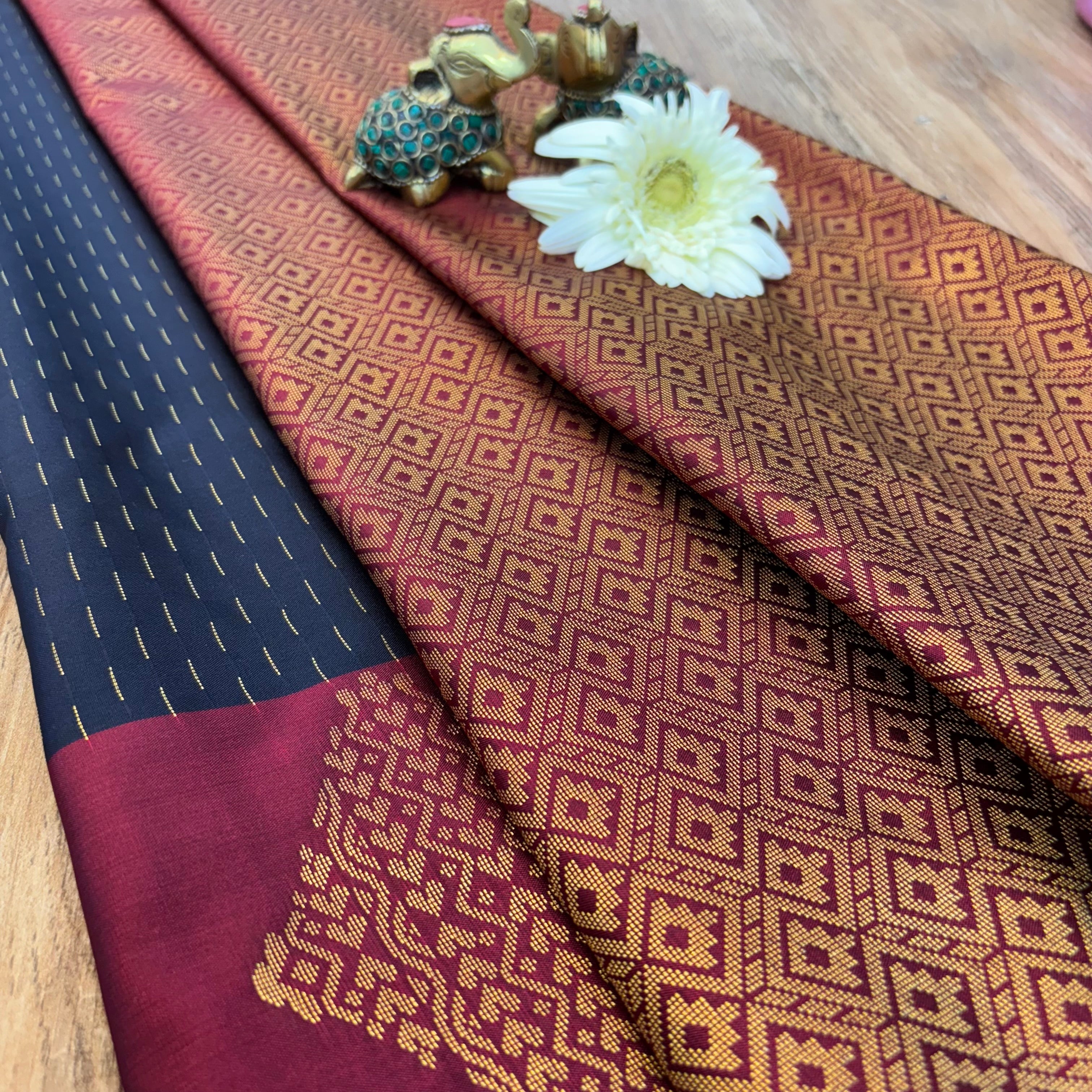 Kollam silk saree