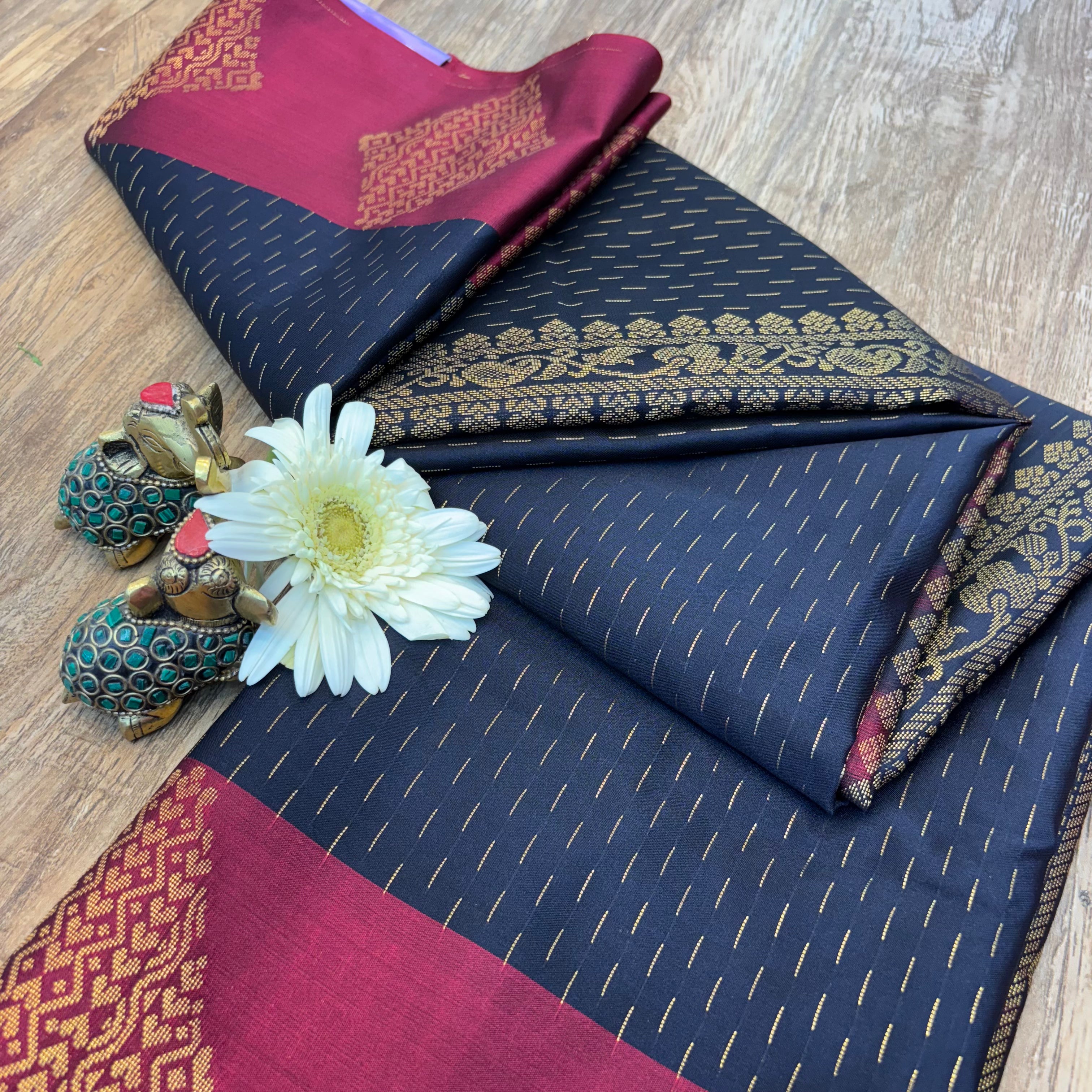 Designer Kolam Pattu Saree – New Pattern Traditional Silk | Special Price