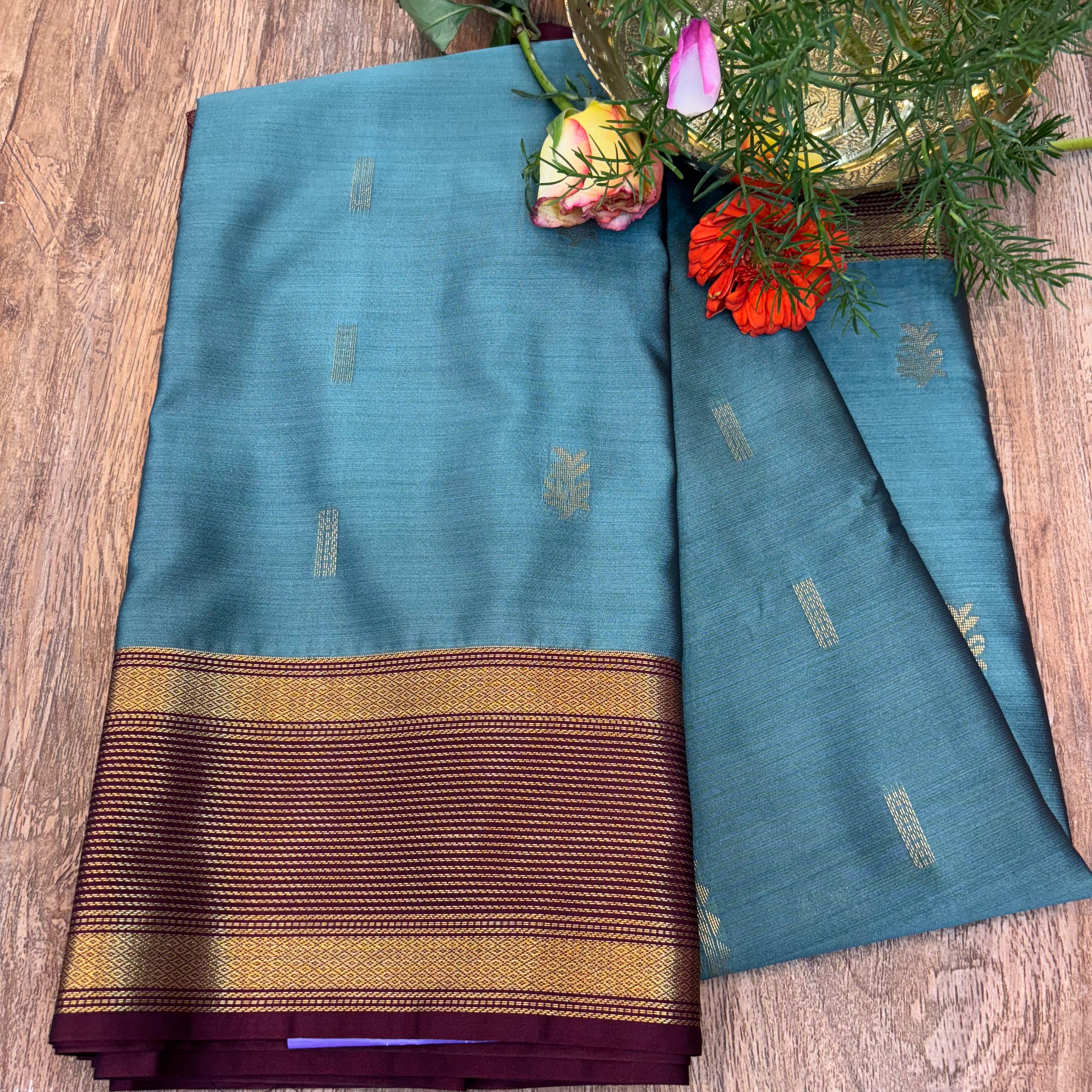 Kolam Pattu Silk Saree – Latest Designer Traditional Wear