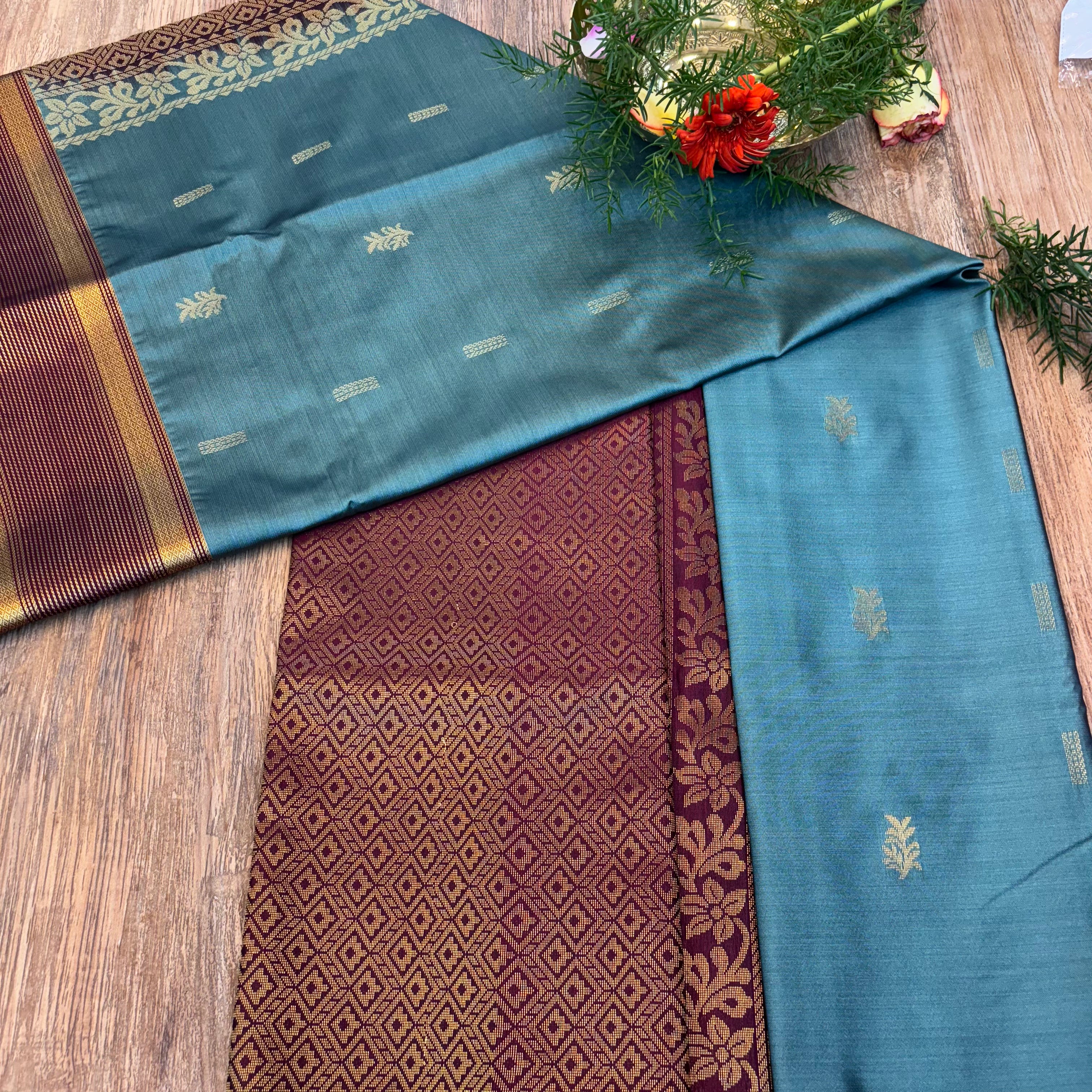Kolam Pattu Silk Saree – Latest Designer Traditional Wear