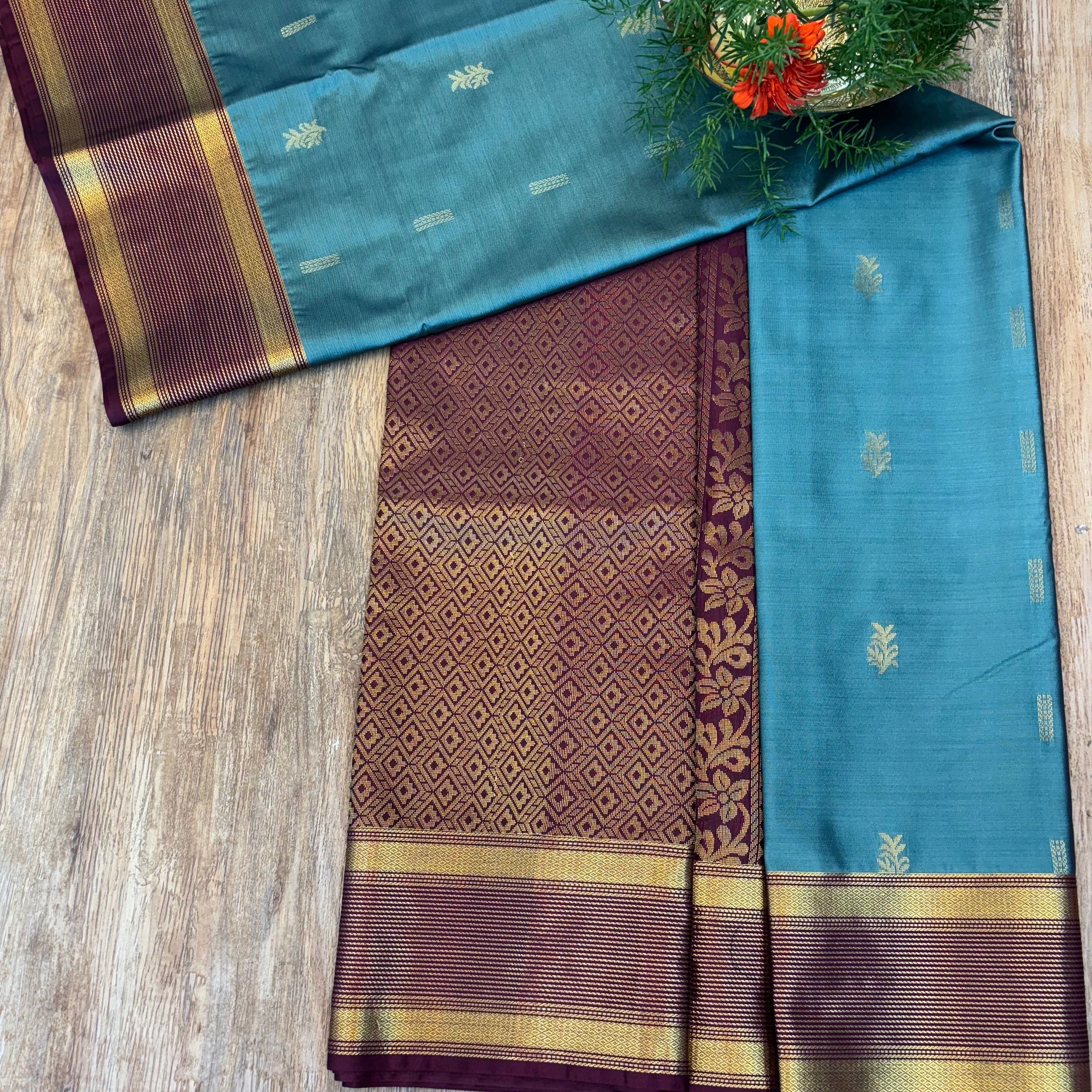 Kolam Pattu Silk Saree – Latest Designer Traditional Wear