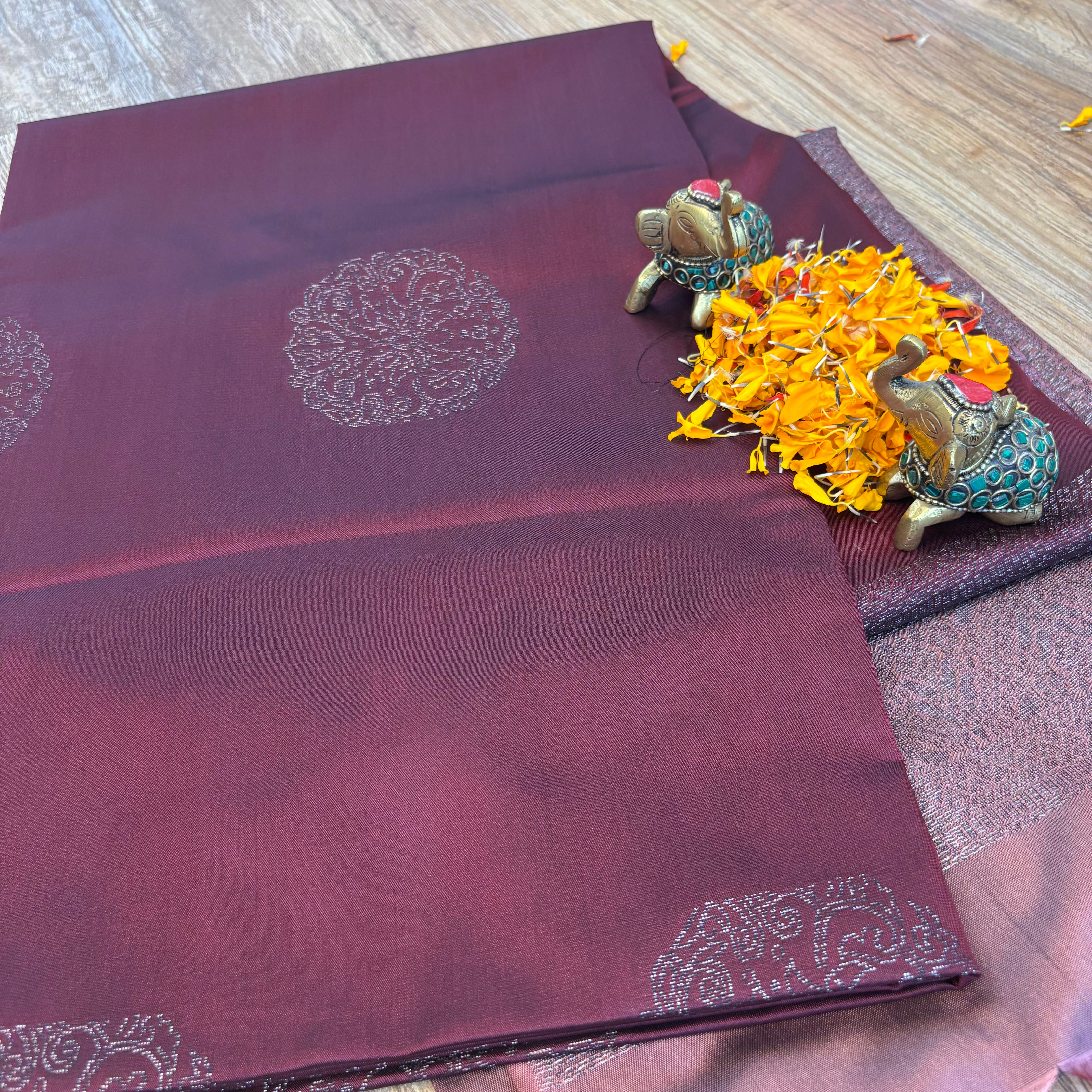 Designer Muskut silk saree