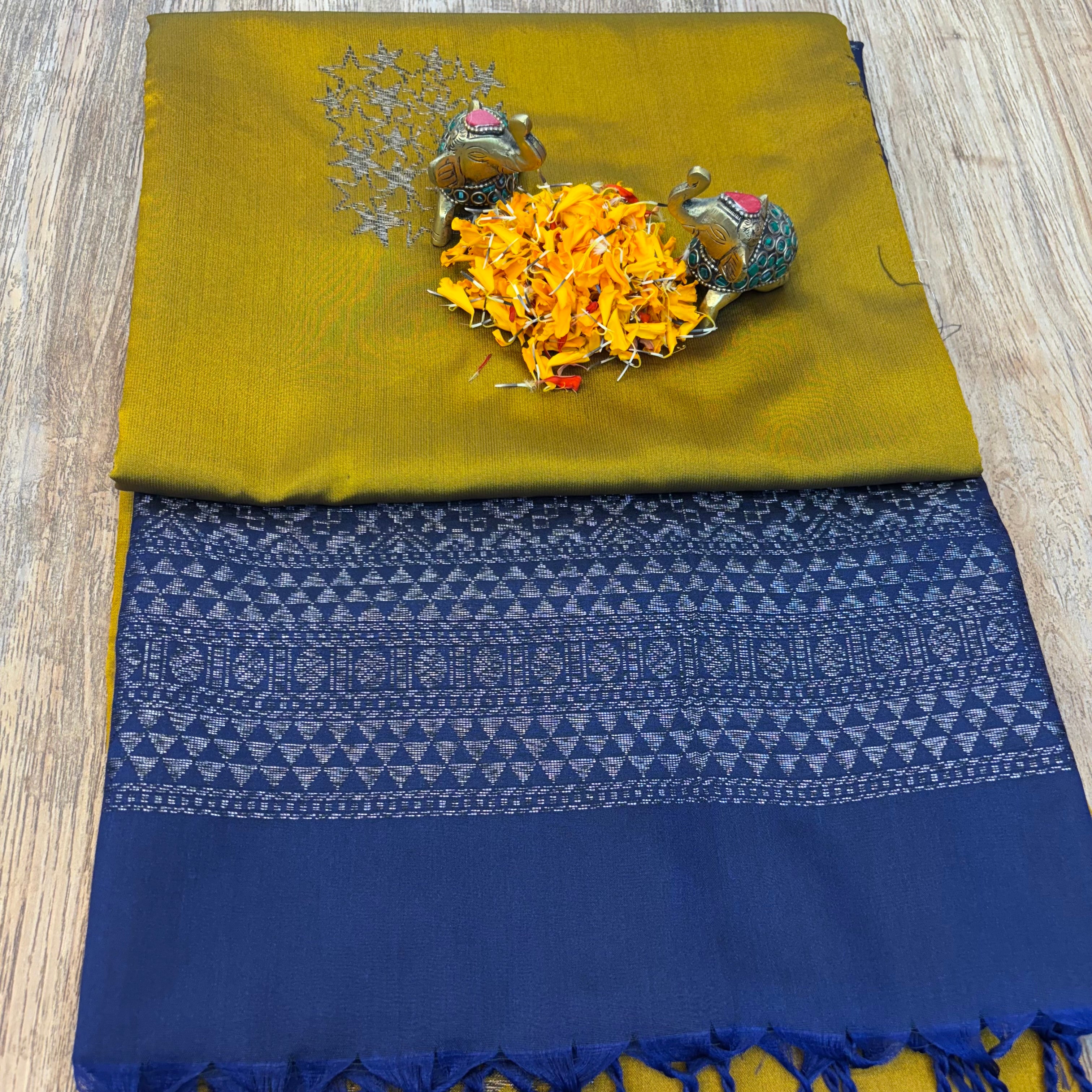 Beautiful musket silk designer saree