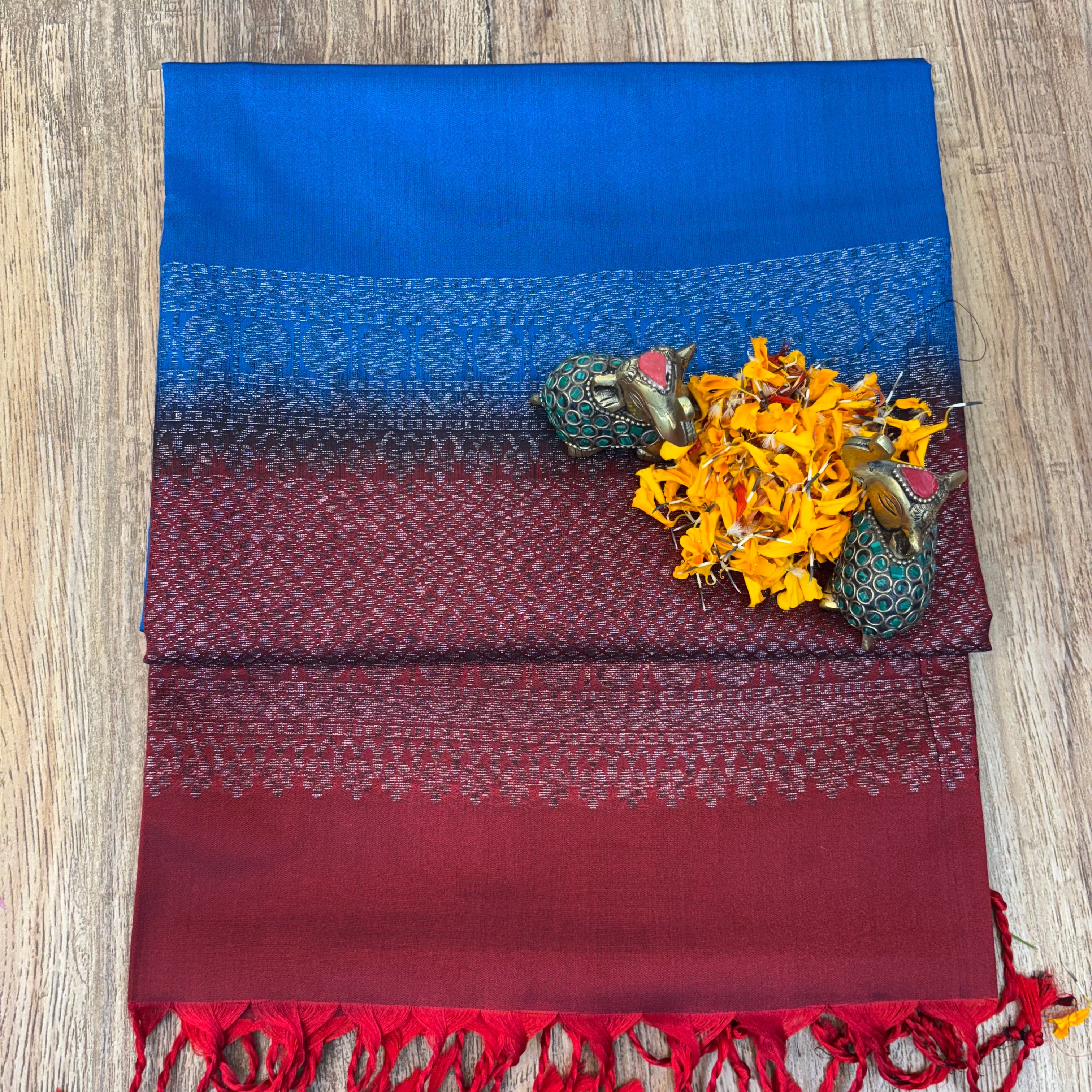 Muskut silk saree designer fancy pattu