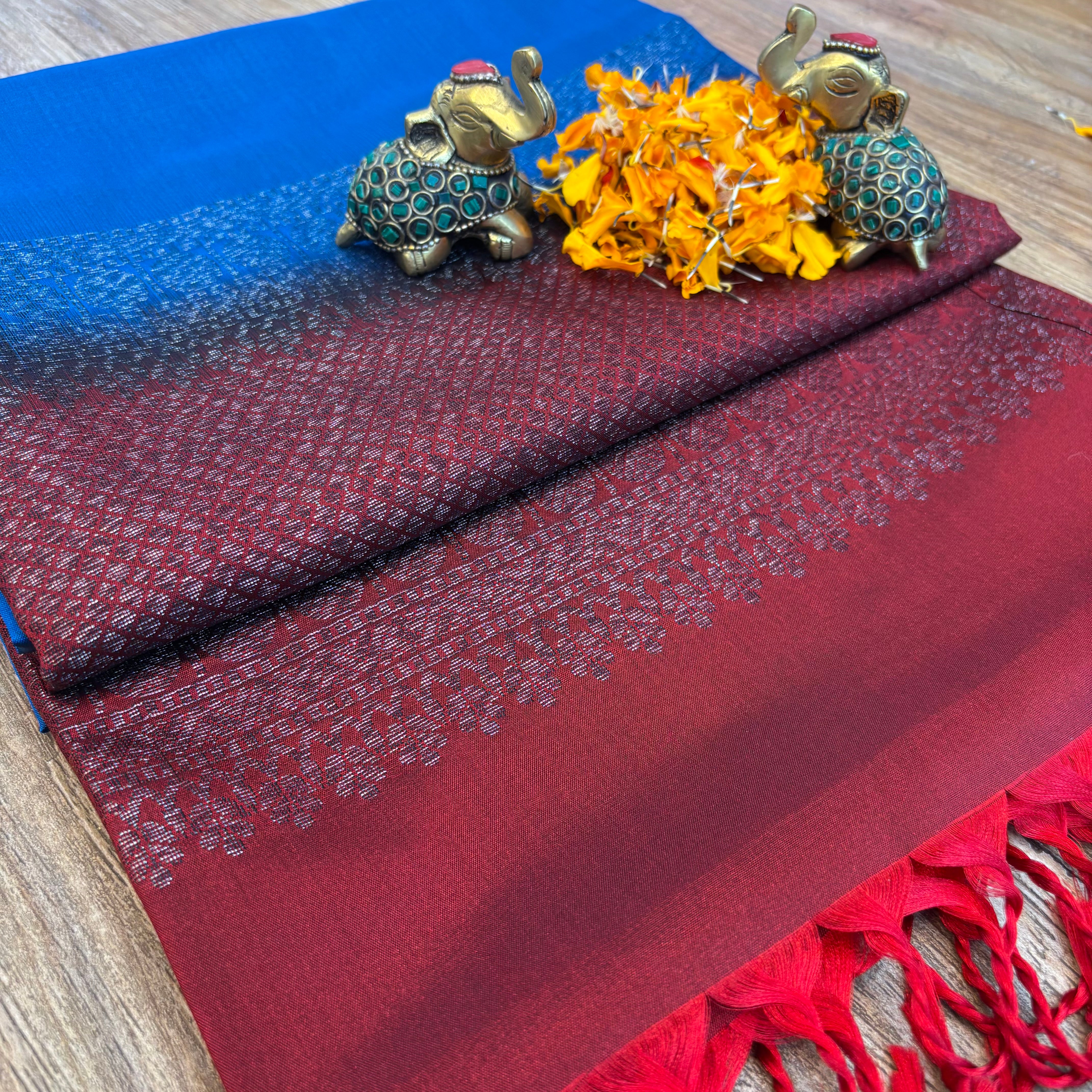 Muskut silk saree designer fancy pattu