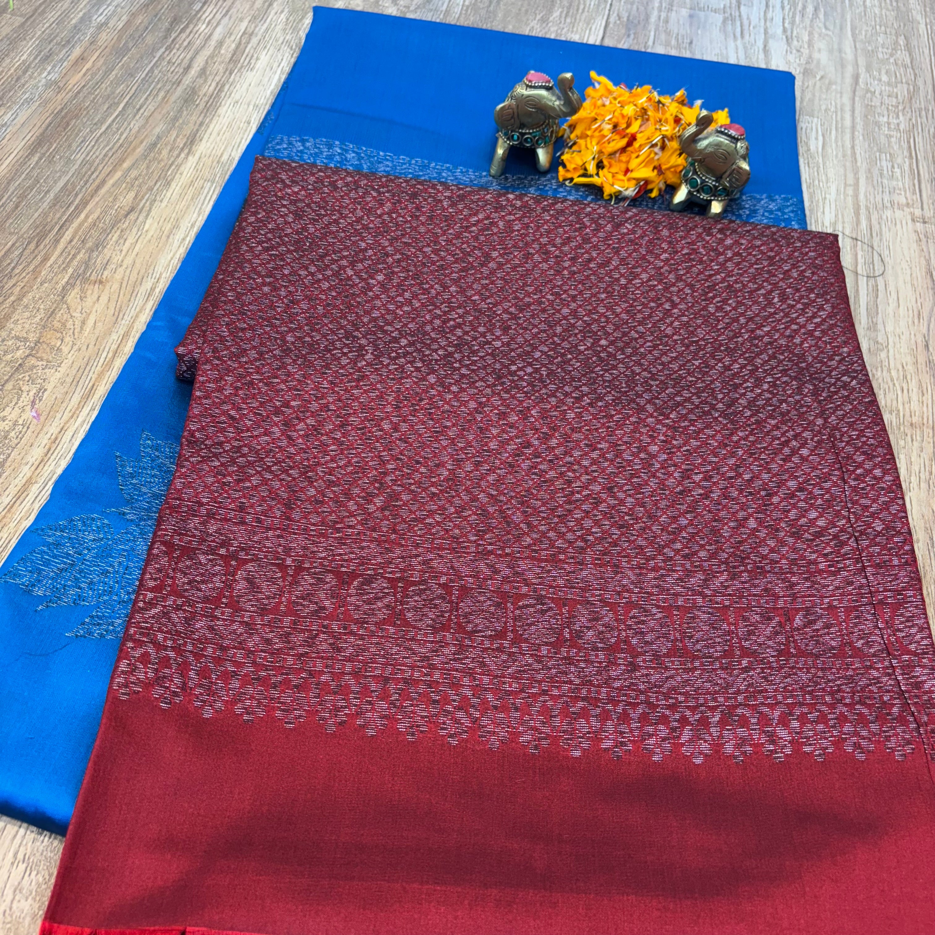 Muskut silk saree designer fancy pattu