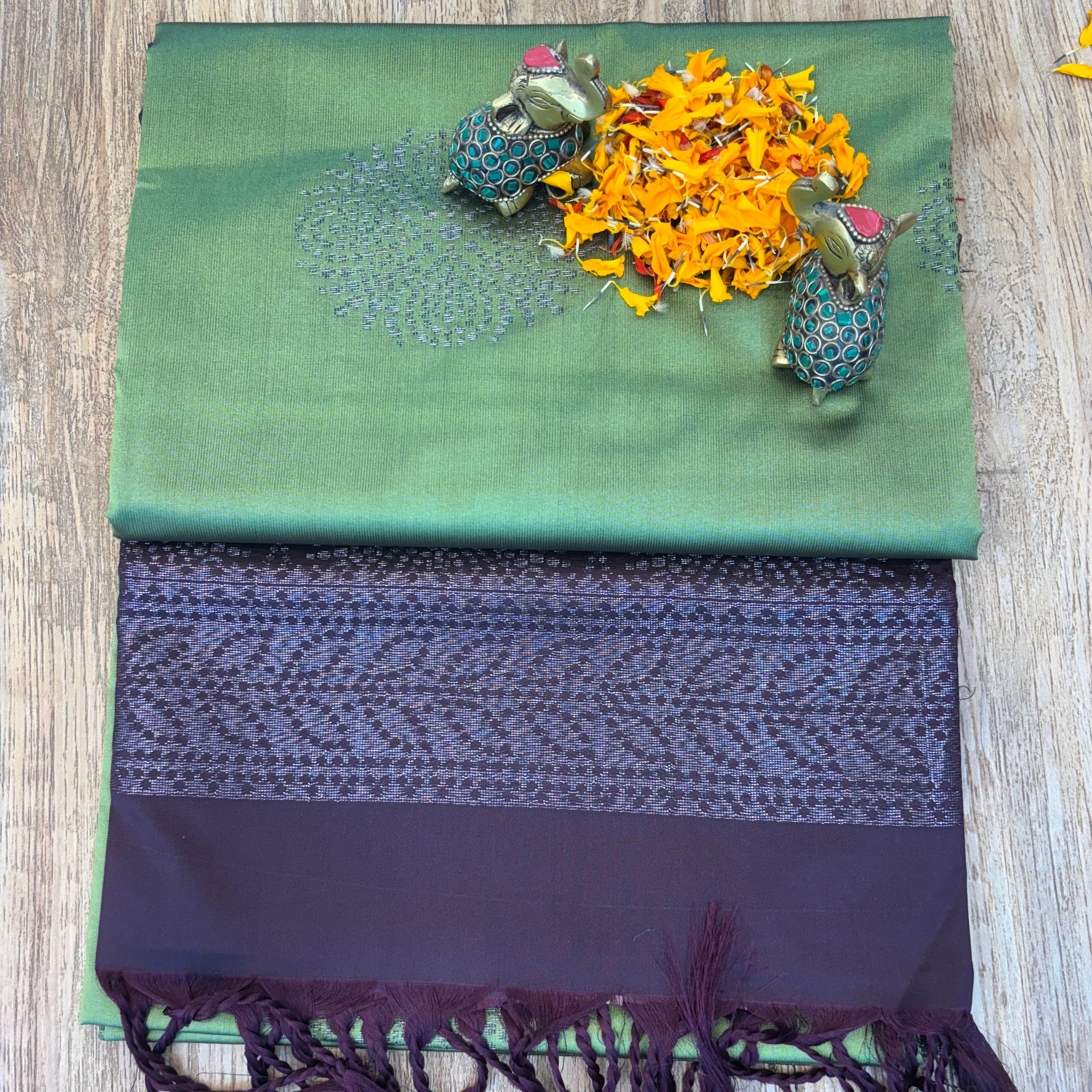 Muskut silk saree