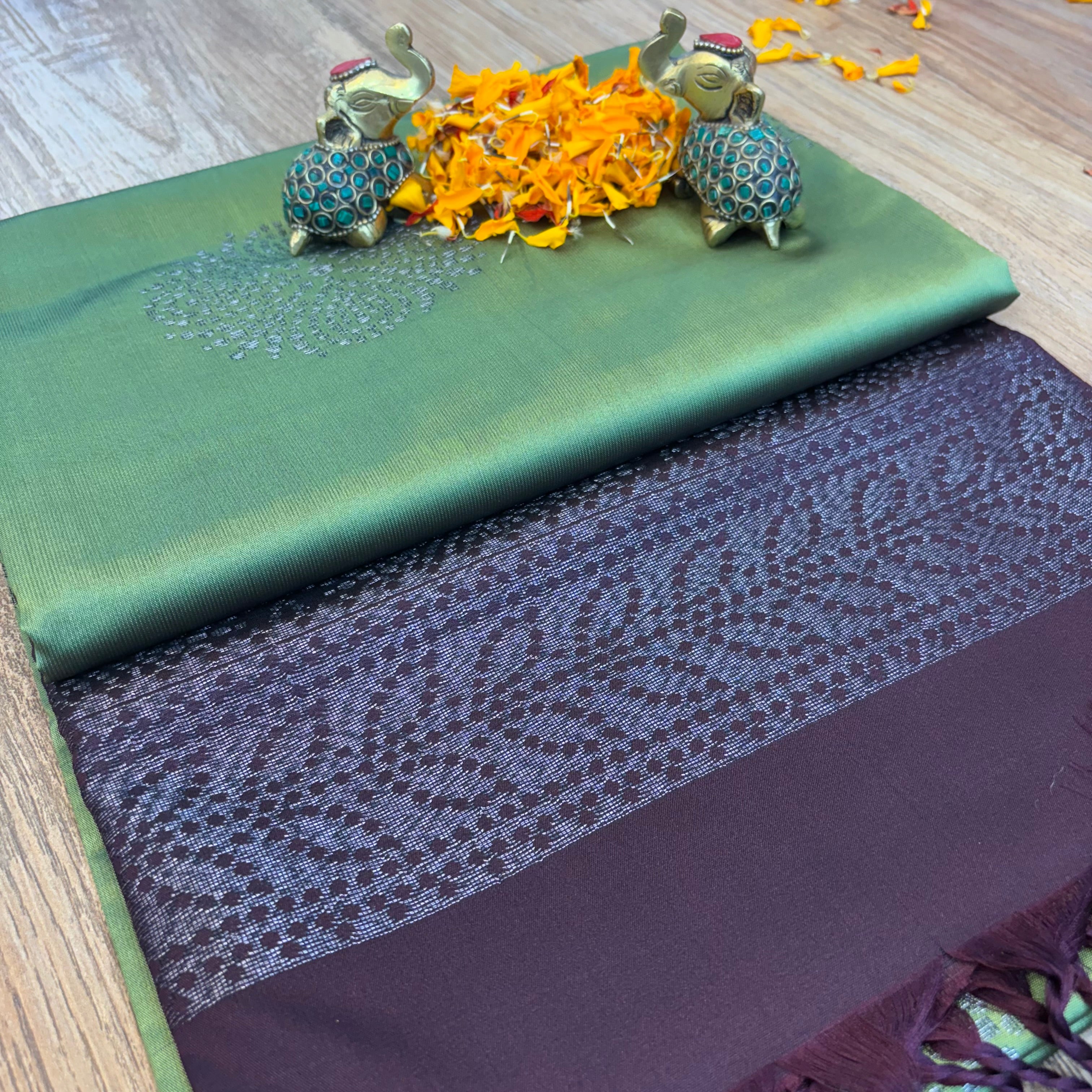 Muskut silk saree