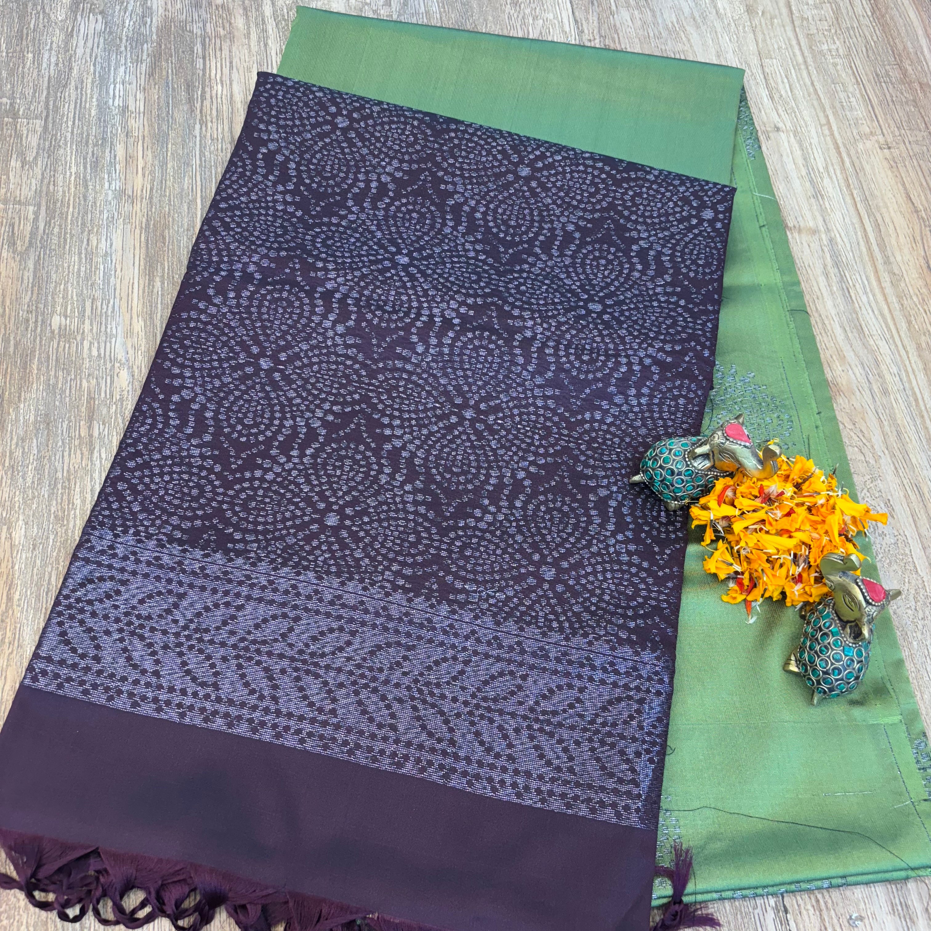 Muskut silk saree