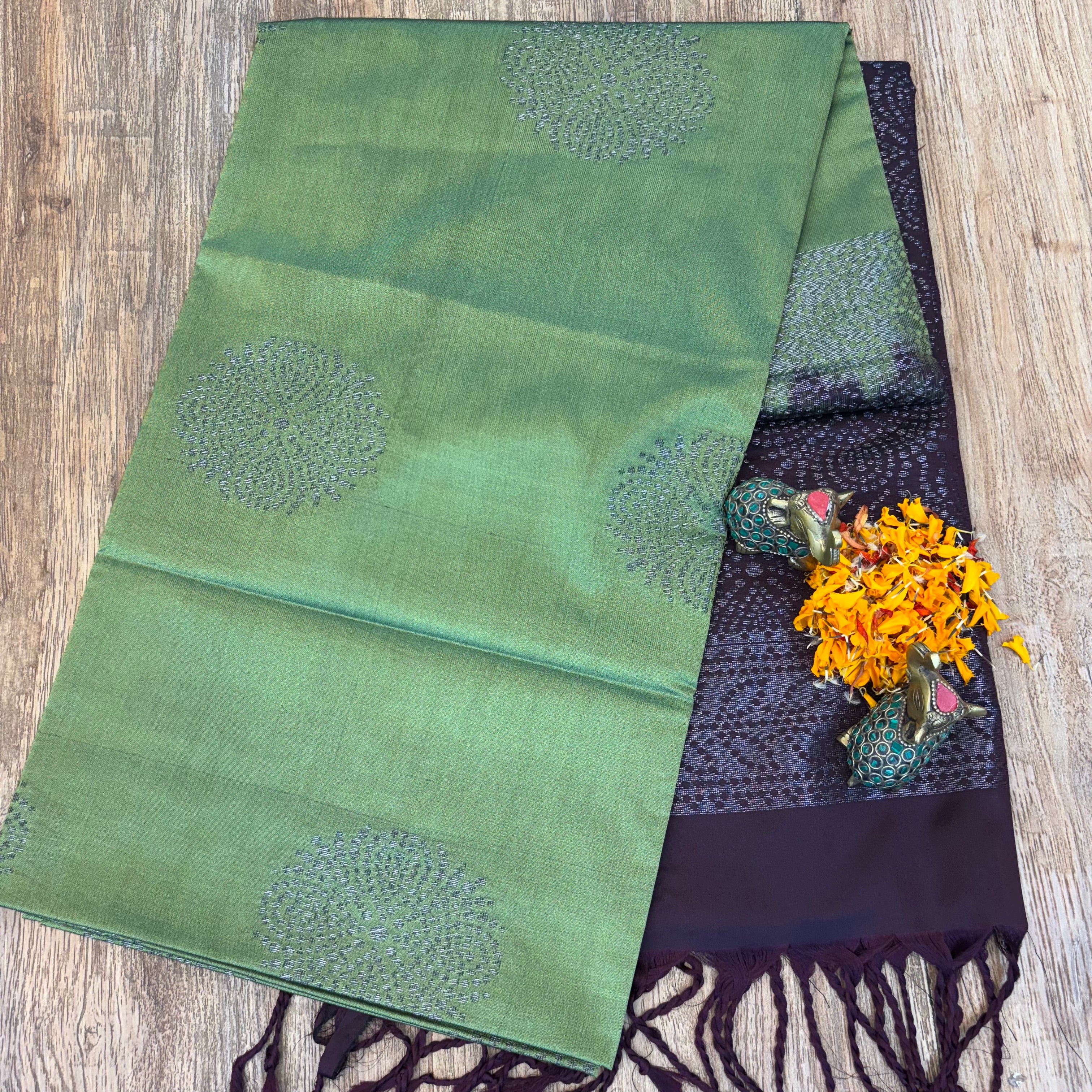 Muskut silk saree