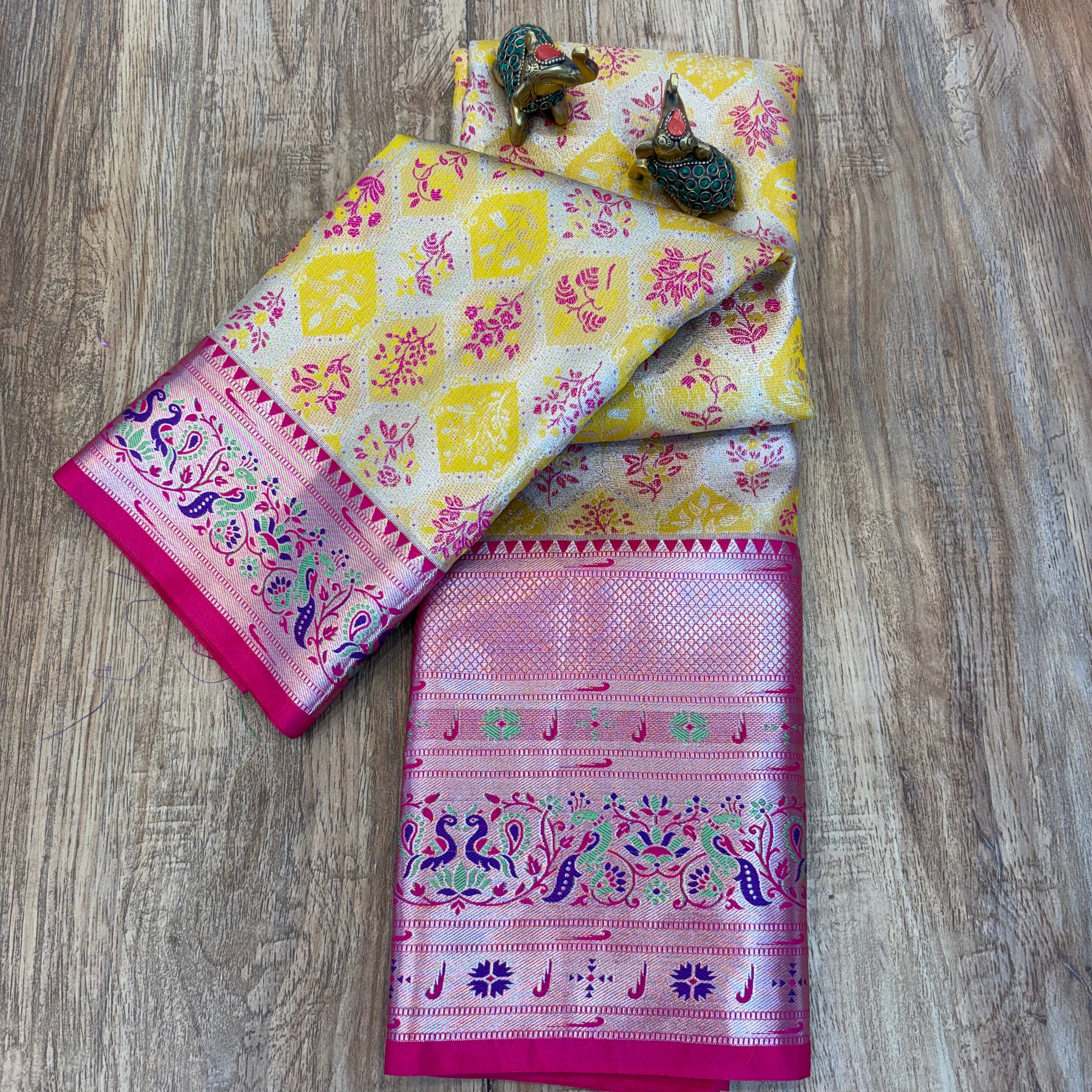 Kanchi padiya minakari pattu