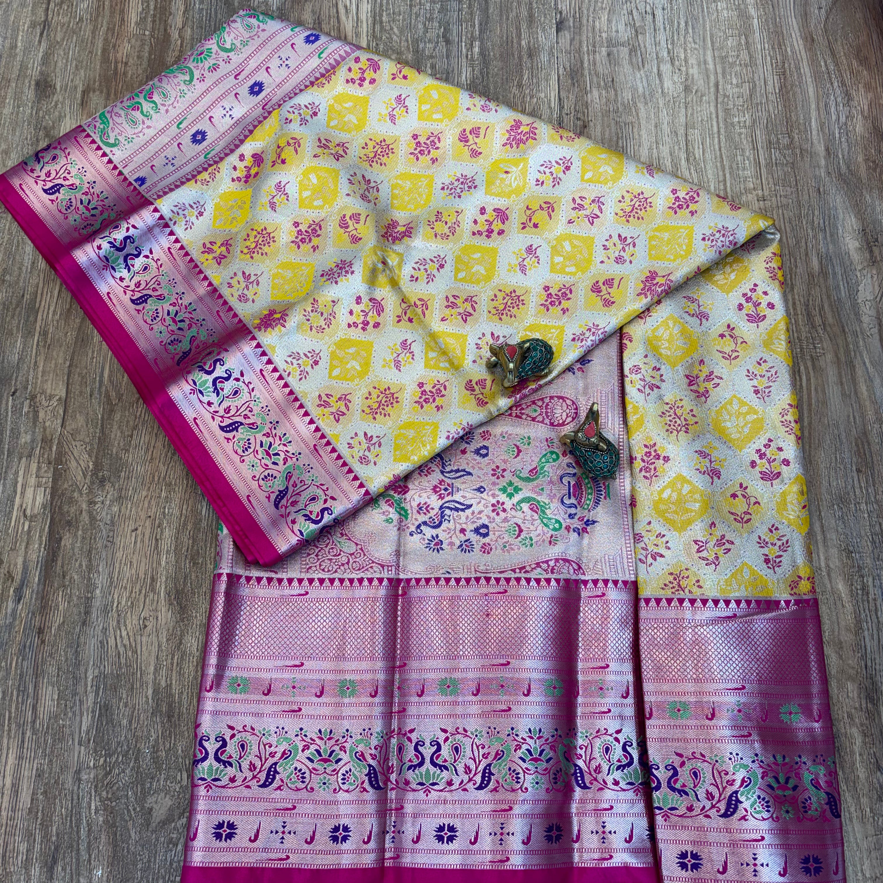 Kanchi padiya minakari pattu