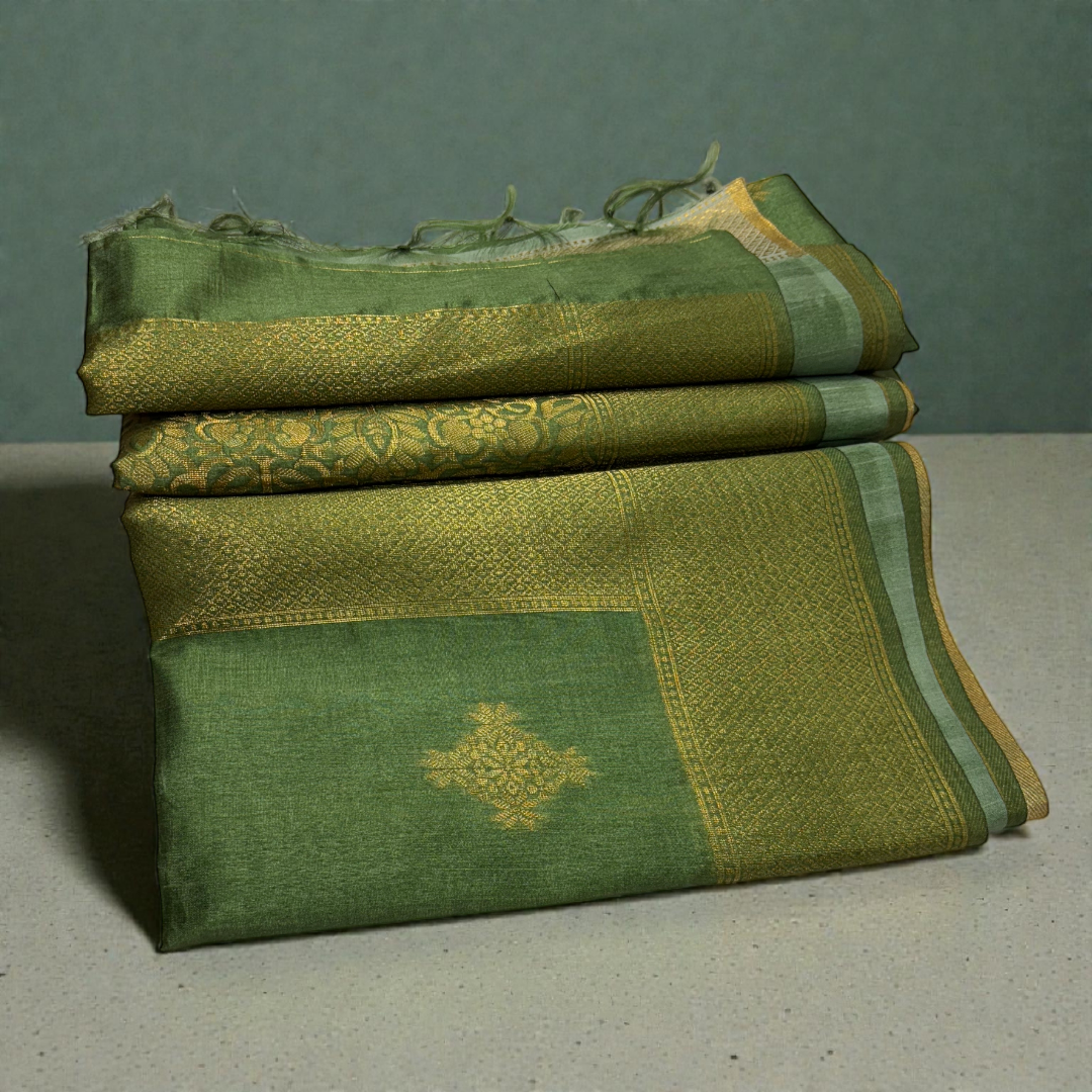 Raw Mango Silk Saree